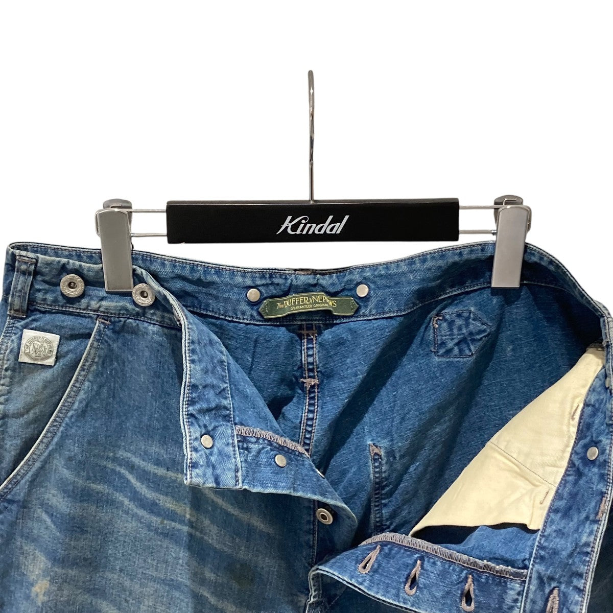 The DUFFER of ST．GEORGE 24SSFIDDICH USED加工デニムショートパンツDF-CD-84895 古着・中古-3枚目のアイテム画像