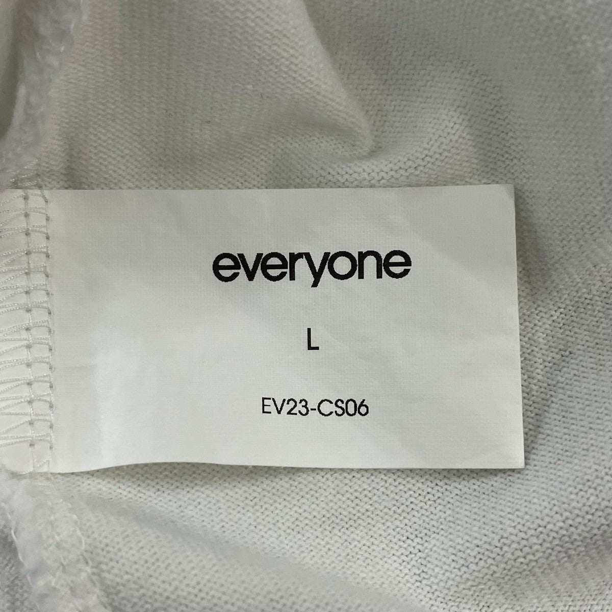 everyone EV23-CS06 VINCENT TSANG Logo Tee半袖カットソー 古着・中古-6枚目のアイテム画像