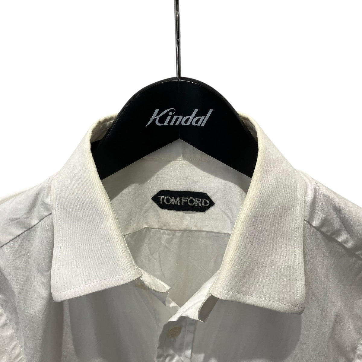 TOM FORD セミワイドカラーダブルカフスシャツ長袖シャツ94N2JE 古着・中古-3枚目のアイテム画像