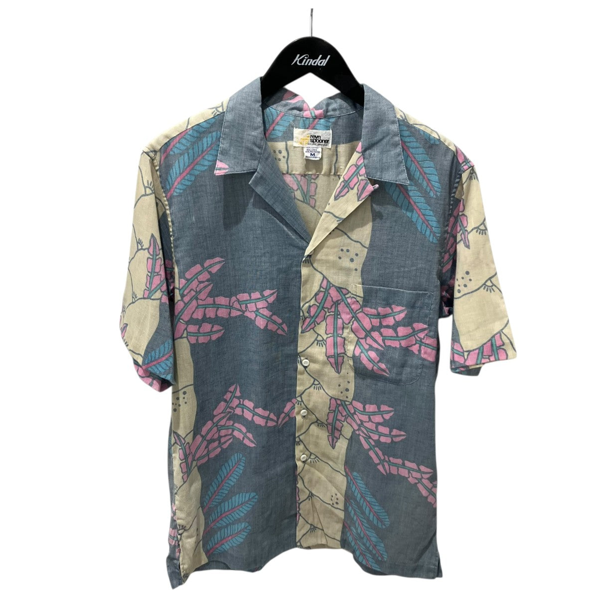 reyn spooner 80s 乳首無しタグアロハシャツ 古着・中古-1枚目のアイテム画像