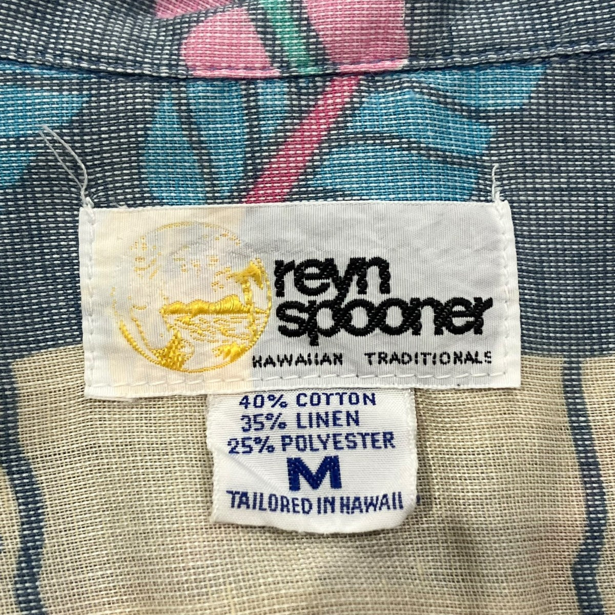 reyn spooner 80s 乳首無しタグアロハシャツ 古着・中古-5枚目のアイテム画像