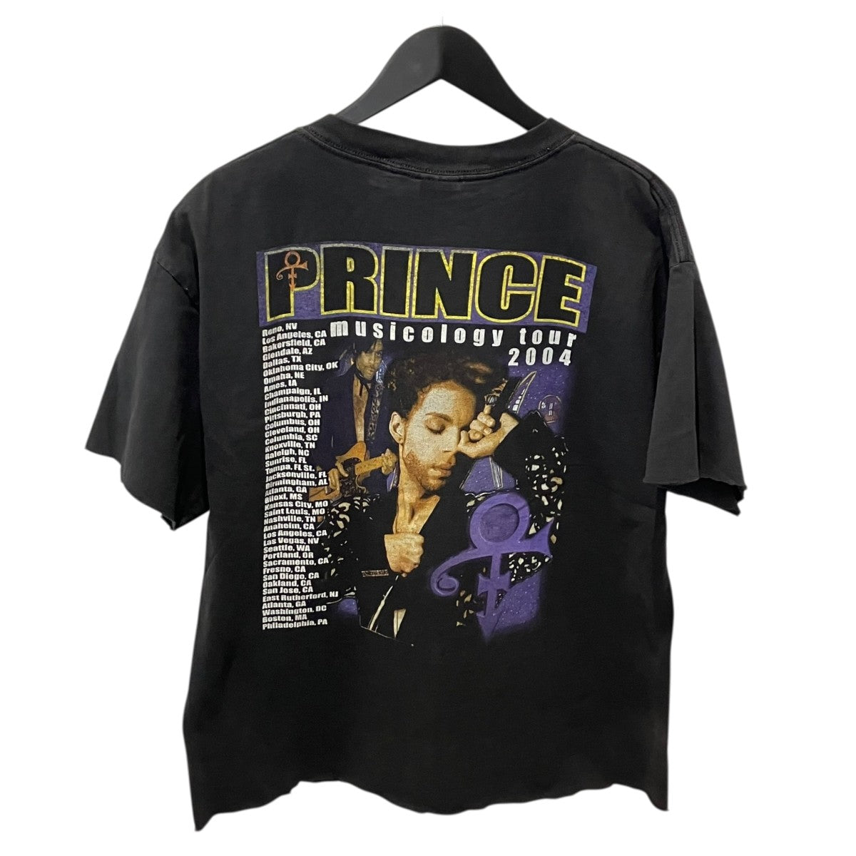 GILDAN PRINCE Musicology Tour 2004Tシャツ 古着・中古-2枚目のアイテム画像
