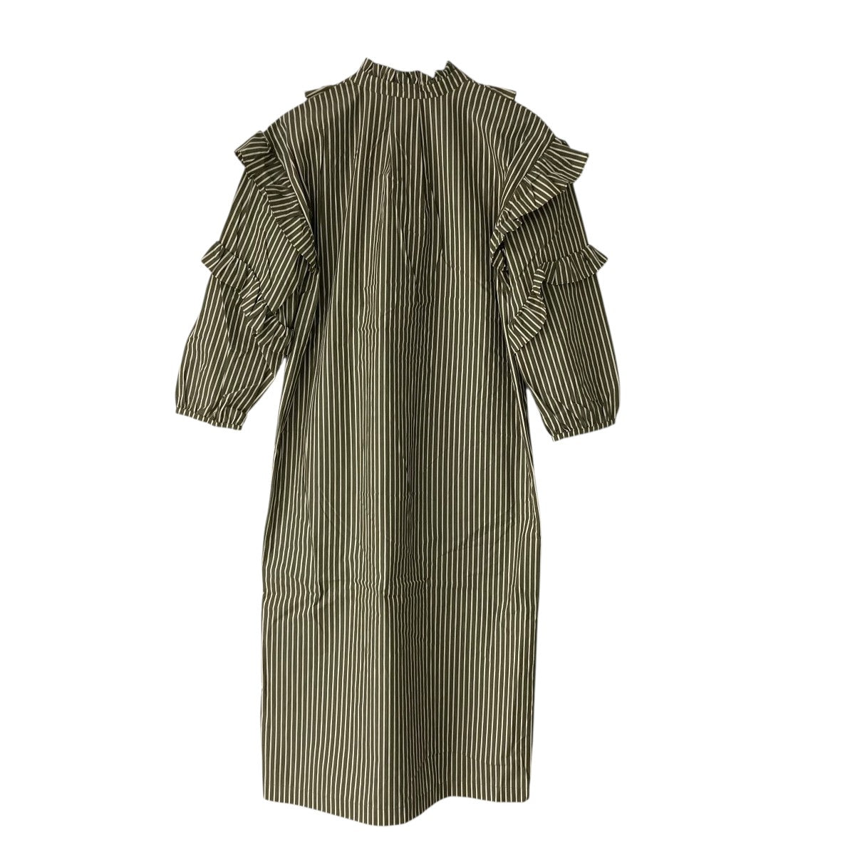BAUM UND PFERDGARTEN AHADIストライプコットンワンピース23831-AW24-8 古着・中古-2枚目のアイテム画像