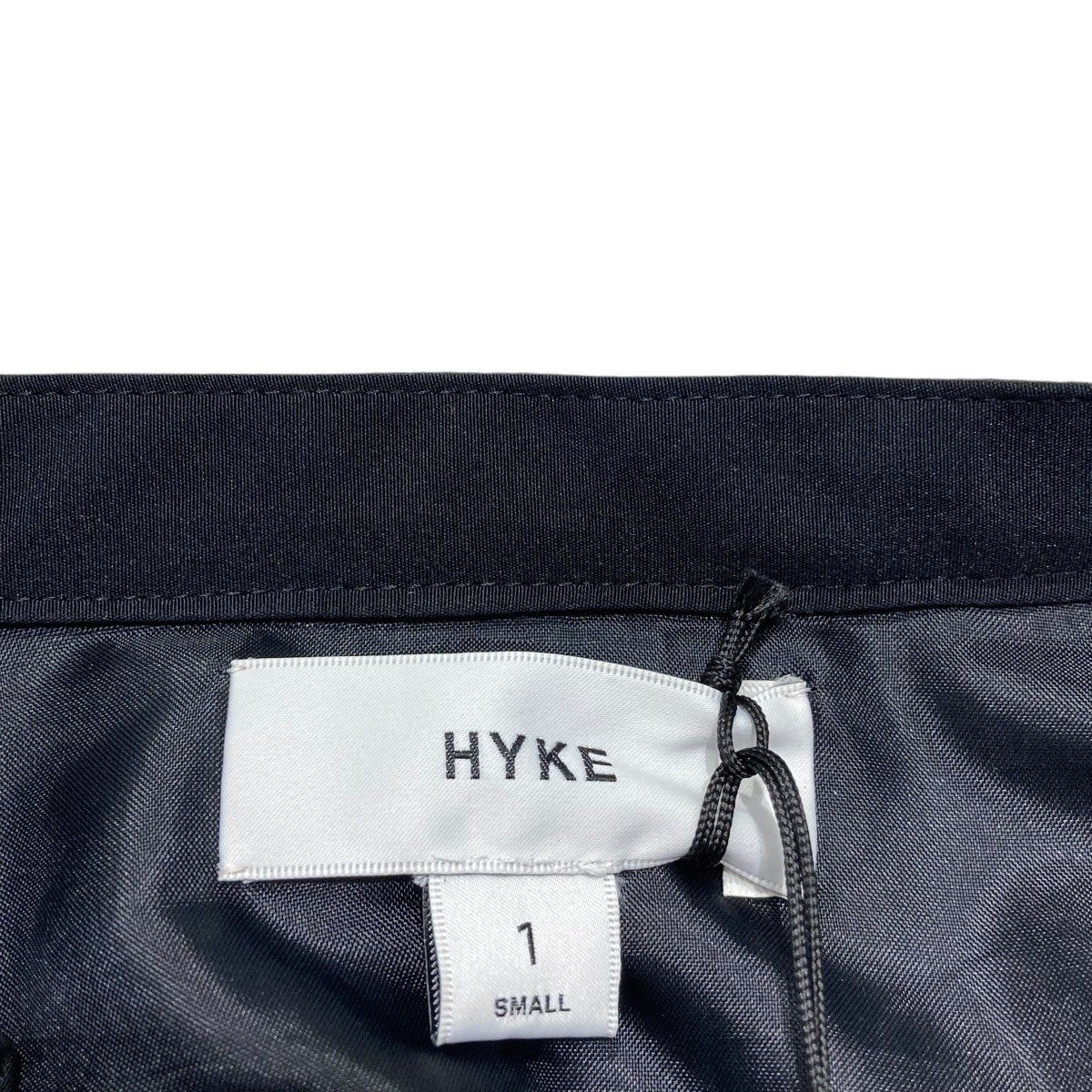 HYKE(ハイク) 23FWTAFFETA PLEATED DRESSプリーツワンピース16178-0101