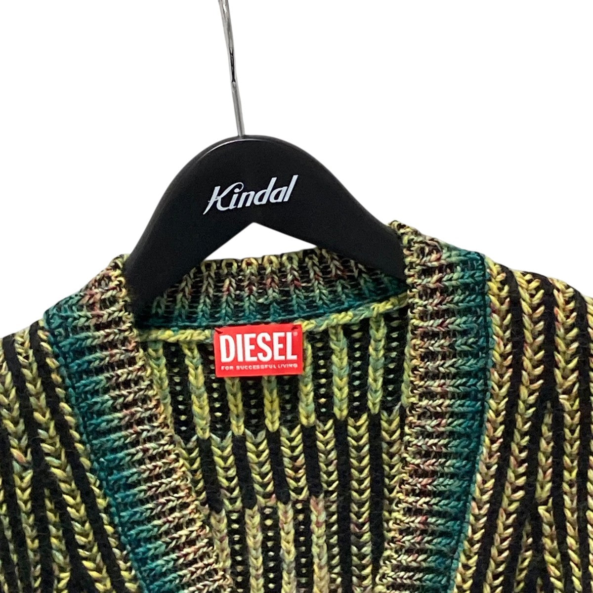 DIESEL(ディーゼル) Striped Knit CardiganニットカーディガンA15192
