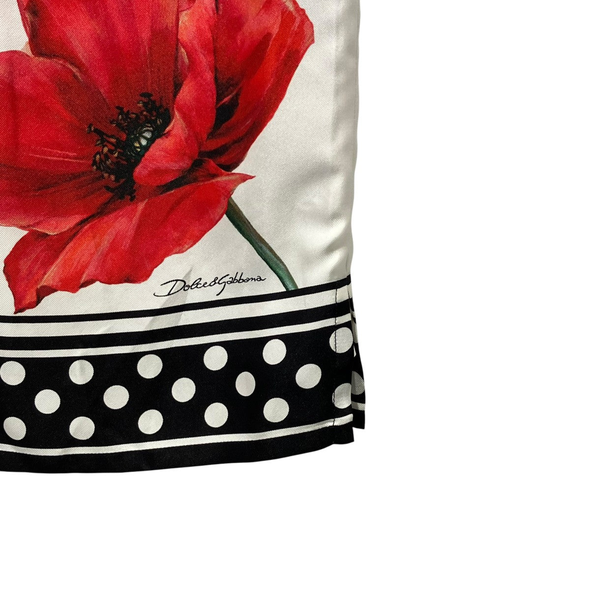 DOLCE ＆ GABBANA 花柄シルクオーバーサイズ開襟シャツ半袖シャツF5P88T 古着・中古-5枚目のアイテム画像