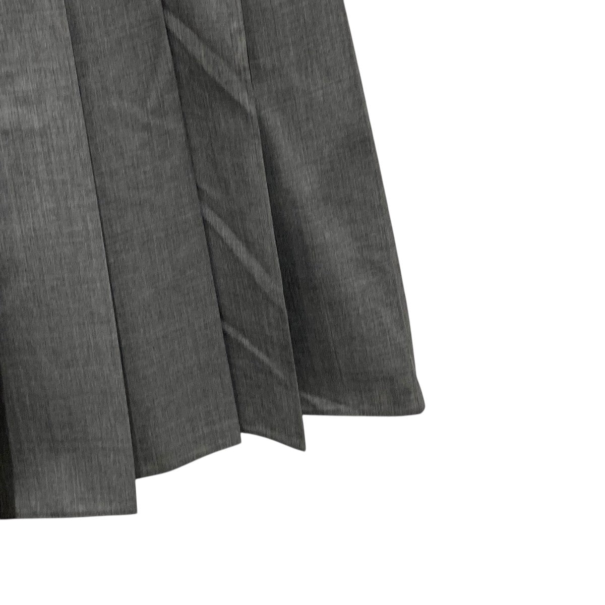 PRADA(プラダ) ウールプリーツスカートDNA9M DNA9M グレー サイズ 36