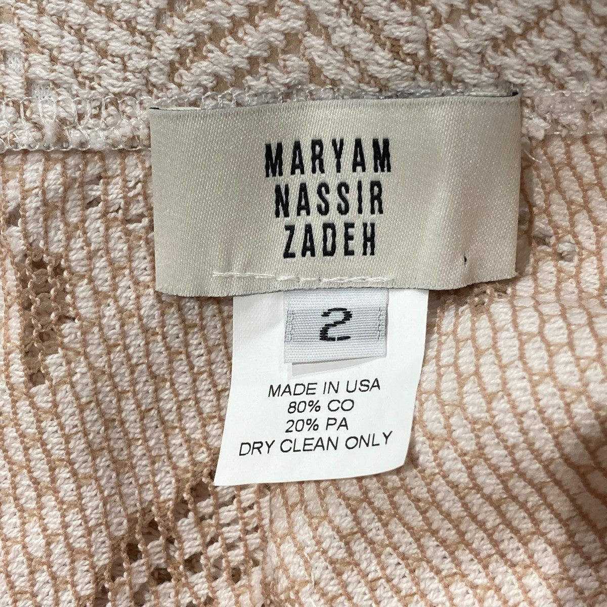 MARYAM NASSIR ZADEH レ-スニットパンツニットパンツ211779 古着・中古-6枚目のアイテム画像