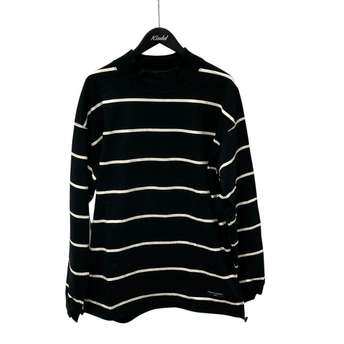 plllllleeeasse ボーダーロンT (BLACK) M BLACK COMME des GARCONS ブラックコムデギャルソン AD2011 1I