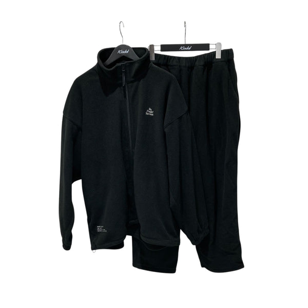 FreshService / FLEECE TRACKSUIT/セットアップ/L/フリース/ポリエステル/BLK/FSR243-90134 FreshService(フレッシュサービス) FLEECE TRACKSUITセットアップ
