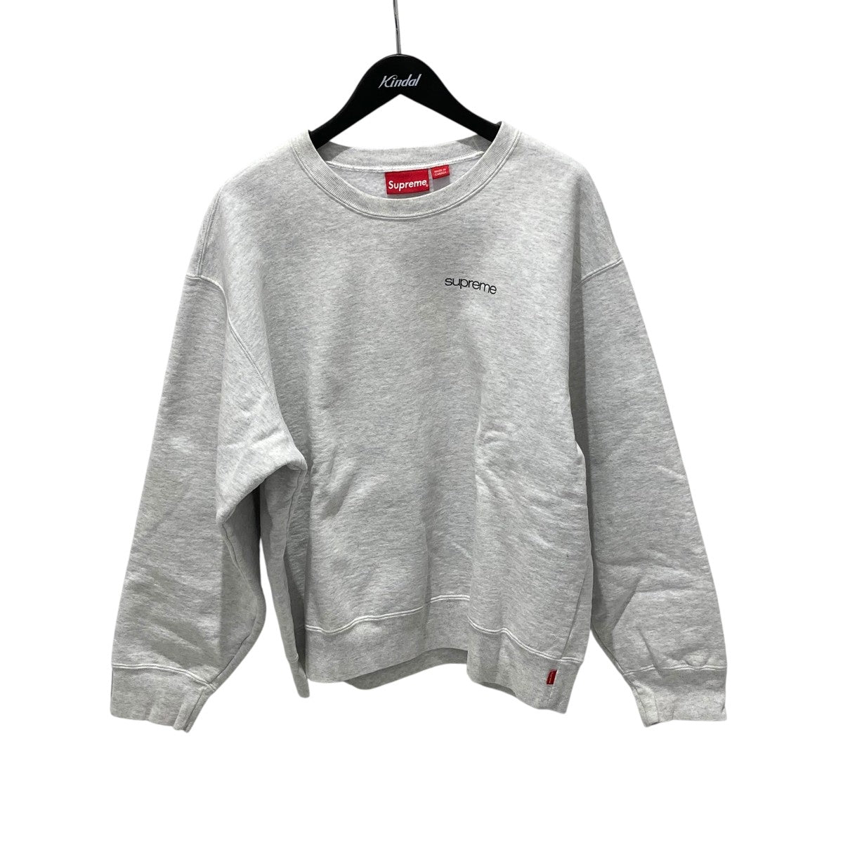 SUPREME Sロゴ スウェット クルーネック グレー トレーナー M SUPREME Sロゴ スウェット クルーネック グレー トレーナー M メンズ