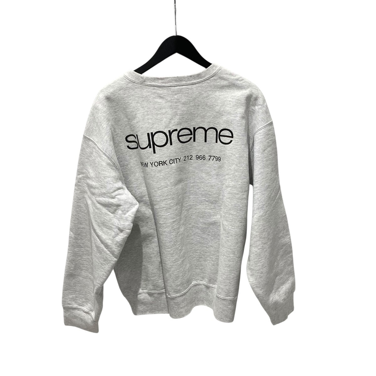 Supreme(シュプリーム) クルーネックスウェット ライトグレー