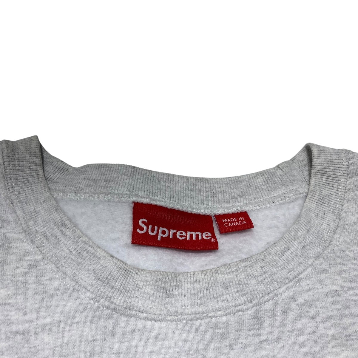 supreme クルーネックスウェット Supreme(シュプリーム) クルーネックスウェット ライトグレー