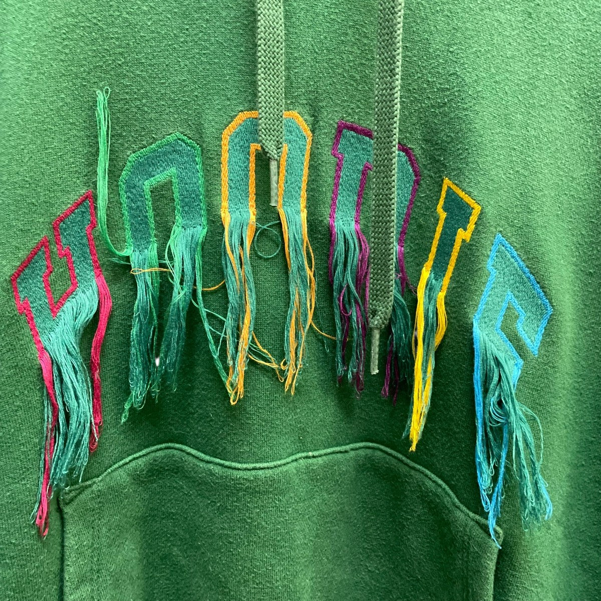 doublet(ダブレット) Embroidery Hoodieパーカー18ss21cs93
