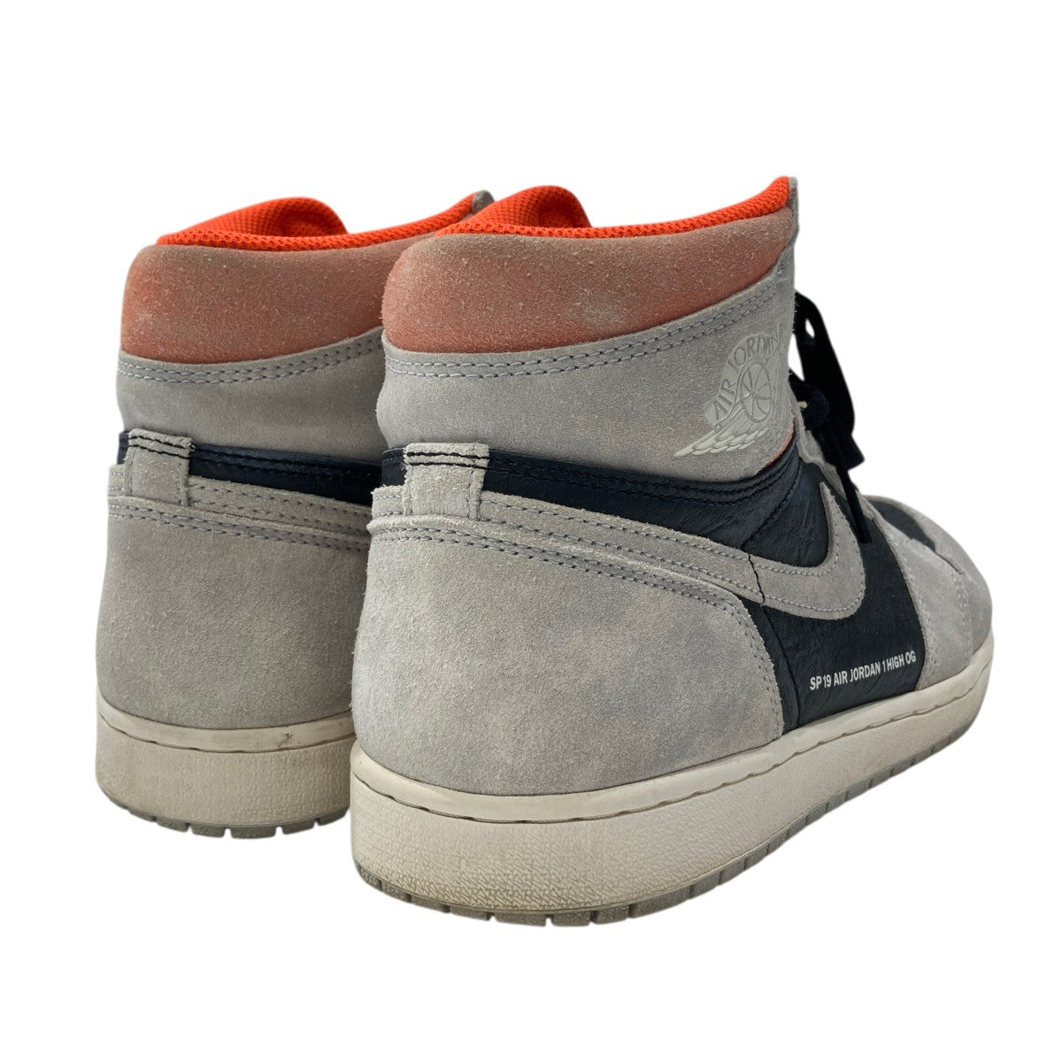 NIKE(ナイキ) HIGH OG Neutral Grey and Hyper Crimson and Blackエア