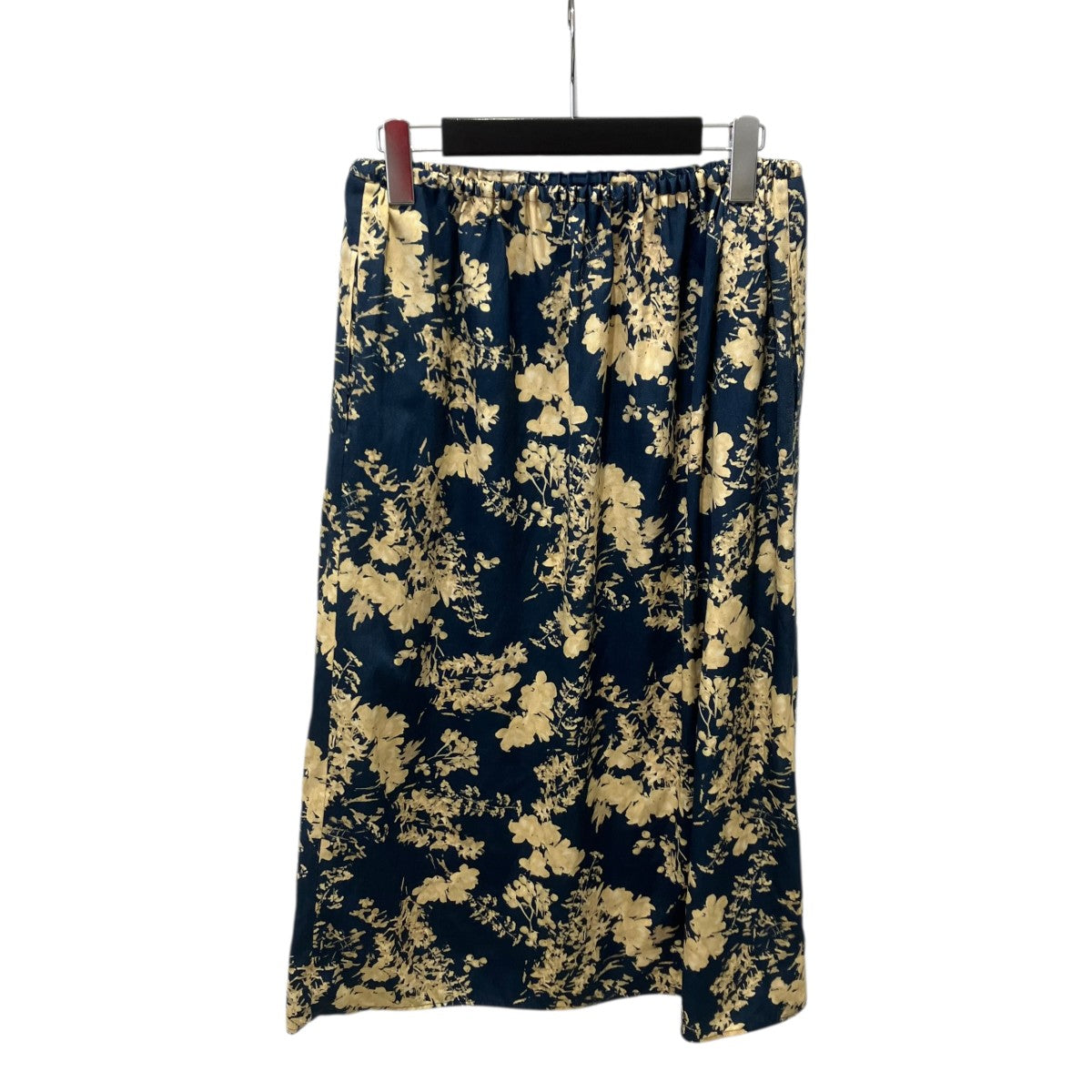 6(ROKU) BEAUTY＆YOUTH 8624-242-0109 SATIN FLOWER PRINT SKIRTスカート 古着・中古-2枚目のアイテム画像