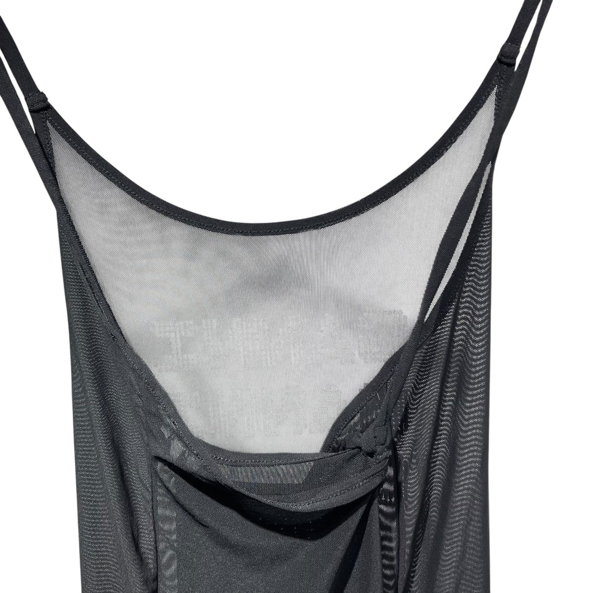 Ganni Mesh Cover Up Slip Dressキャミソールワンピース3629 古着・中古-4枚目のアイテム画像