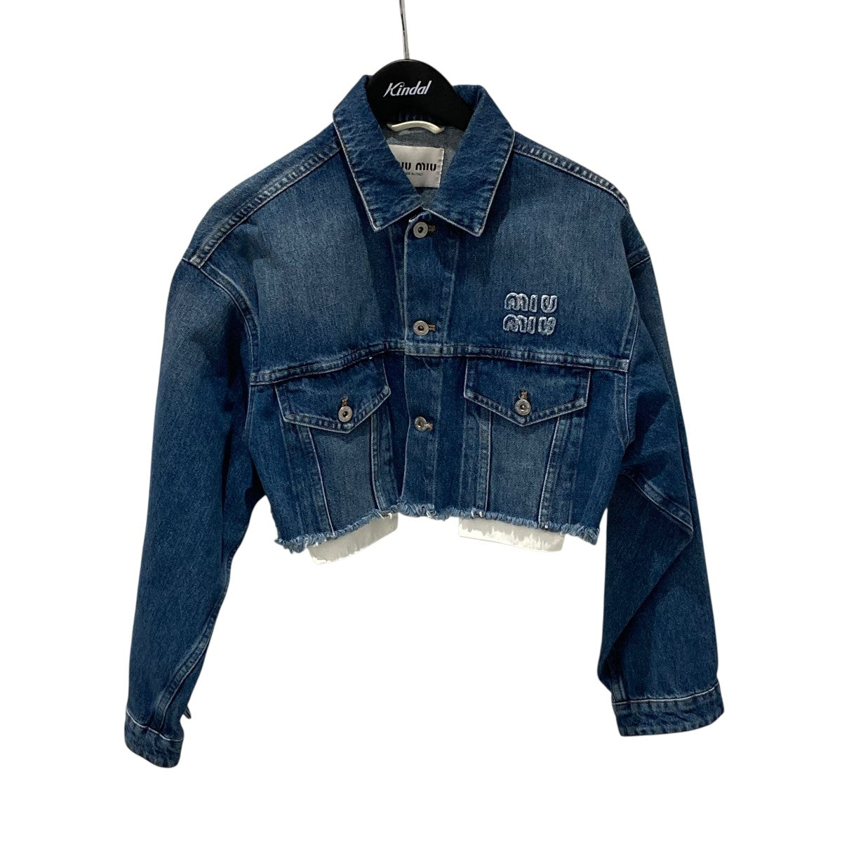 MIU MIU(ミュウミュウ) デニム ブルゾンジャケットGWB148 GWB148