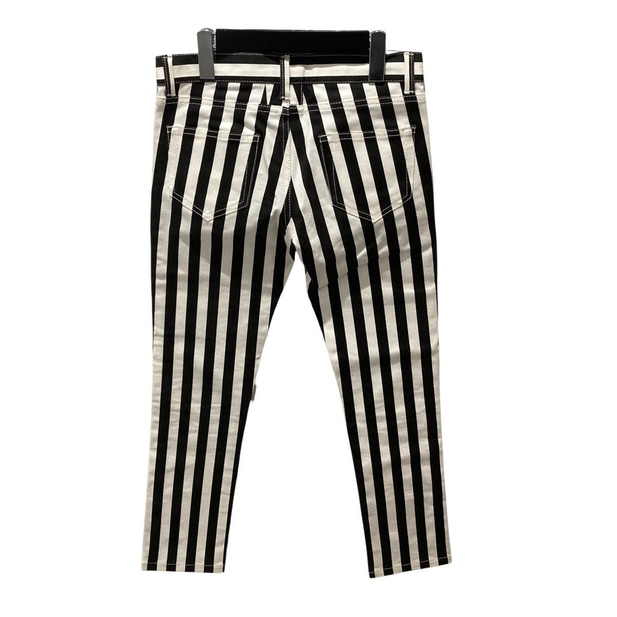 SAINT LAURENT PARIS ストライプ　スラックス　サイズ52 SAINT LAURENT PARIS（サンローランパリ）スラックス 黒 サイズ:44(S位