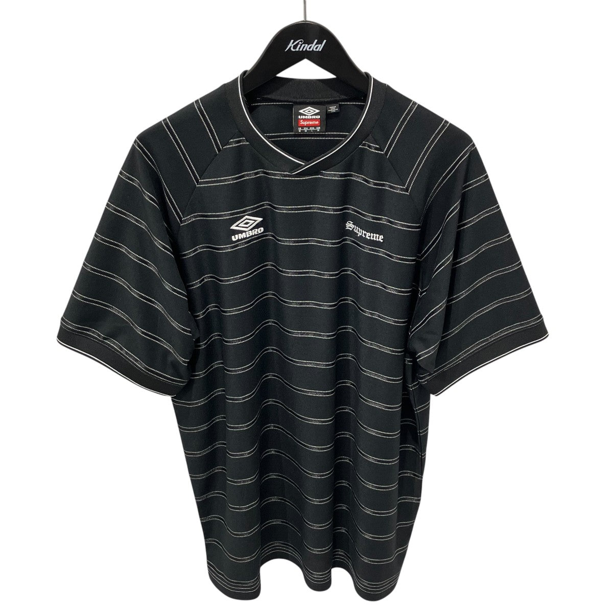 25SSStripe Soccer Jersey半袖カットソー