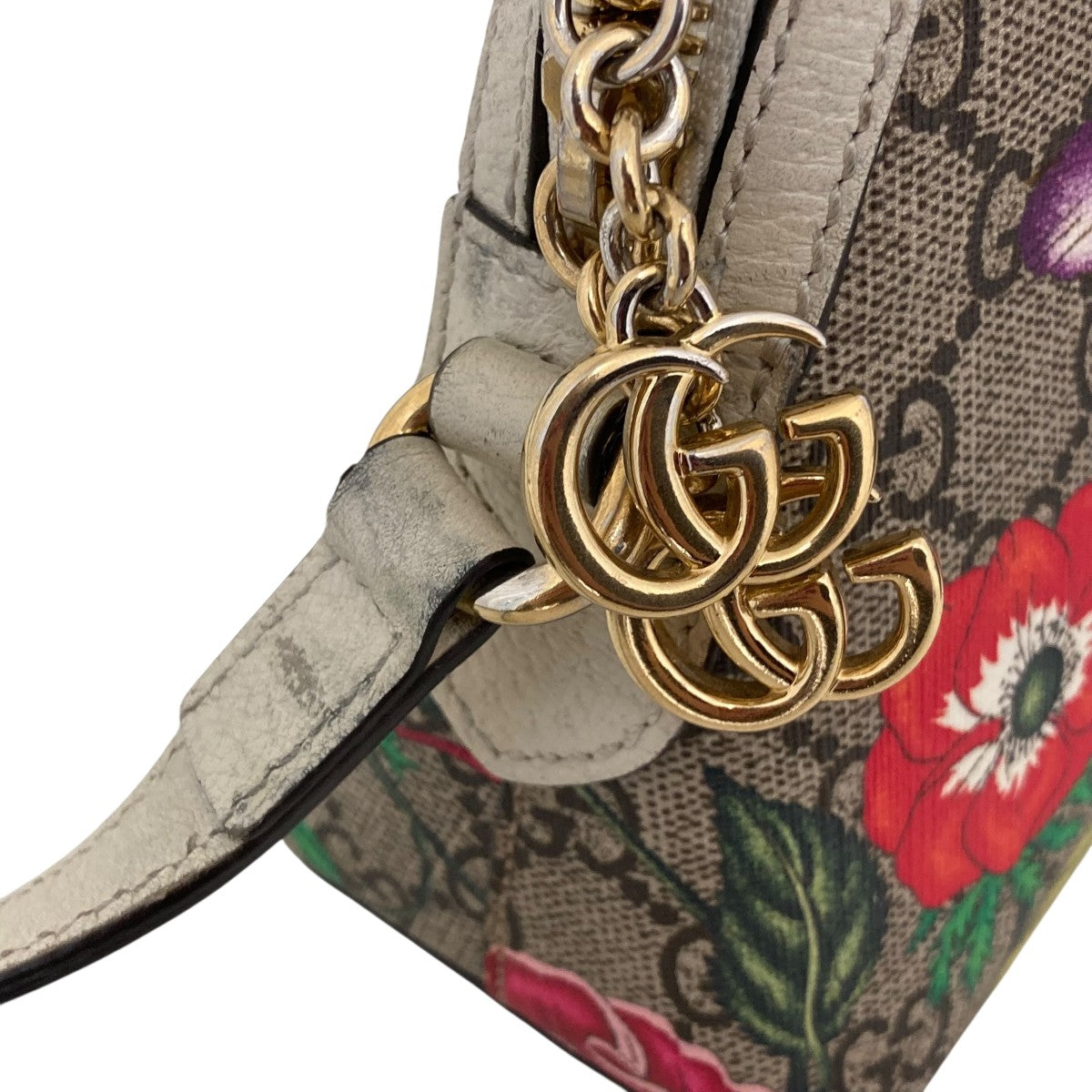GUCCI(グッチ) オフィディアスモールウェビングライン花柄ショルダー 
