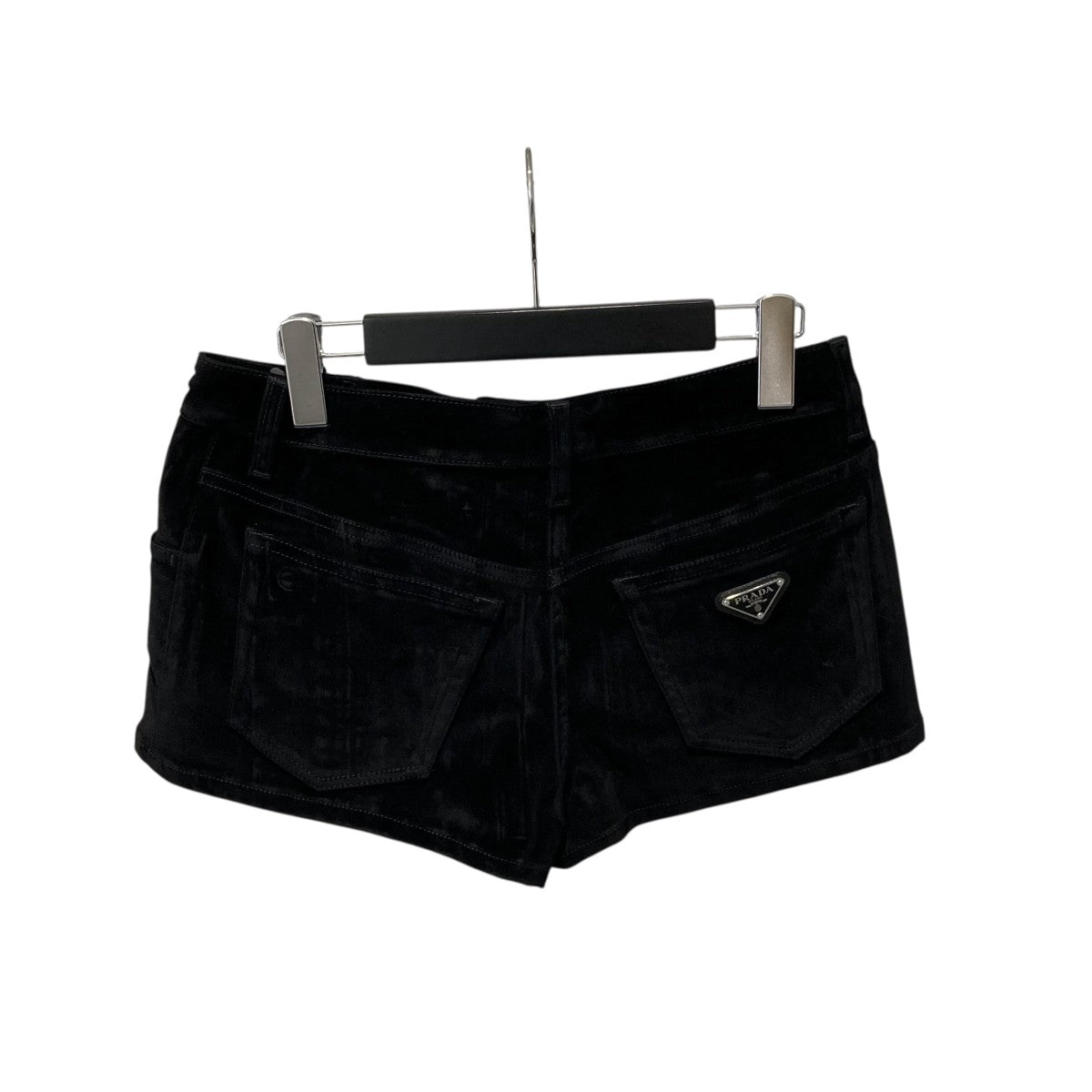 PRADA(プラダ) トライアングルロゴスリットスカート21H940 21H940