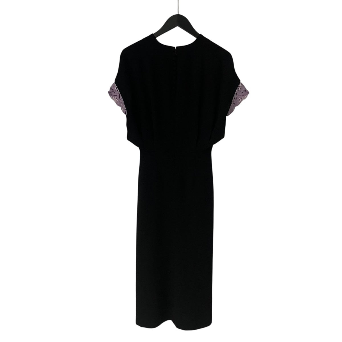 mame kurogouchi 袖レースVネックワンピースMM19SS-DR709 古着・中古-2枚目のアイテム画像