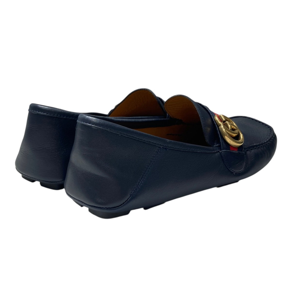 GUCCI(グッチ) ドライビングシューズローファー450891 450891 ネイビー