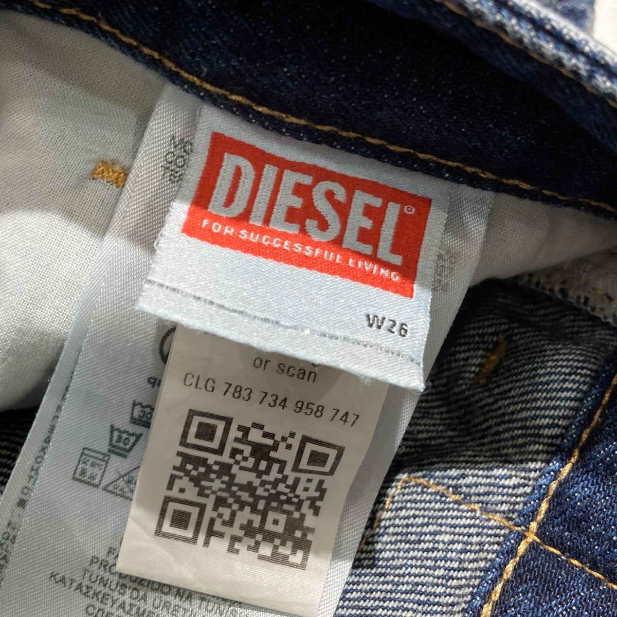 DIESEL(ディーゼル) デニムパンツa06371 a06371 インディゴ サイズ 26