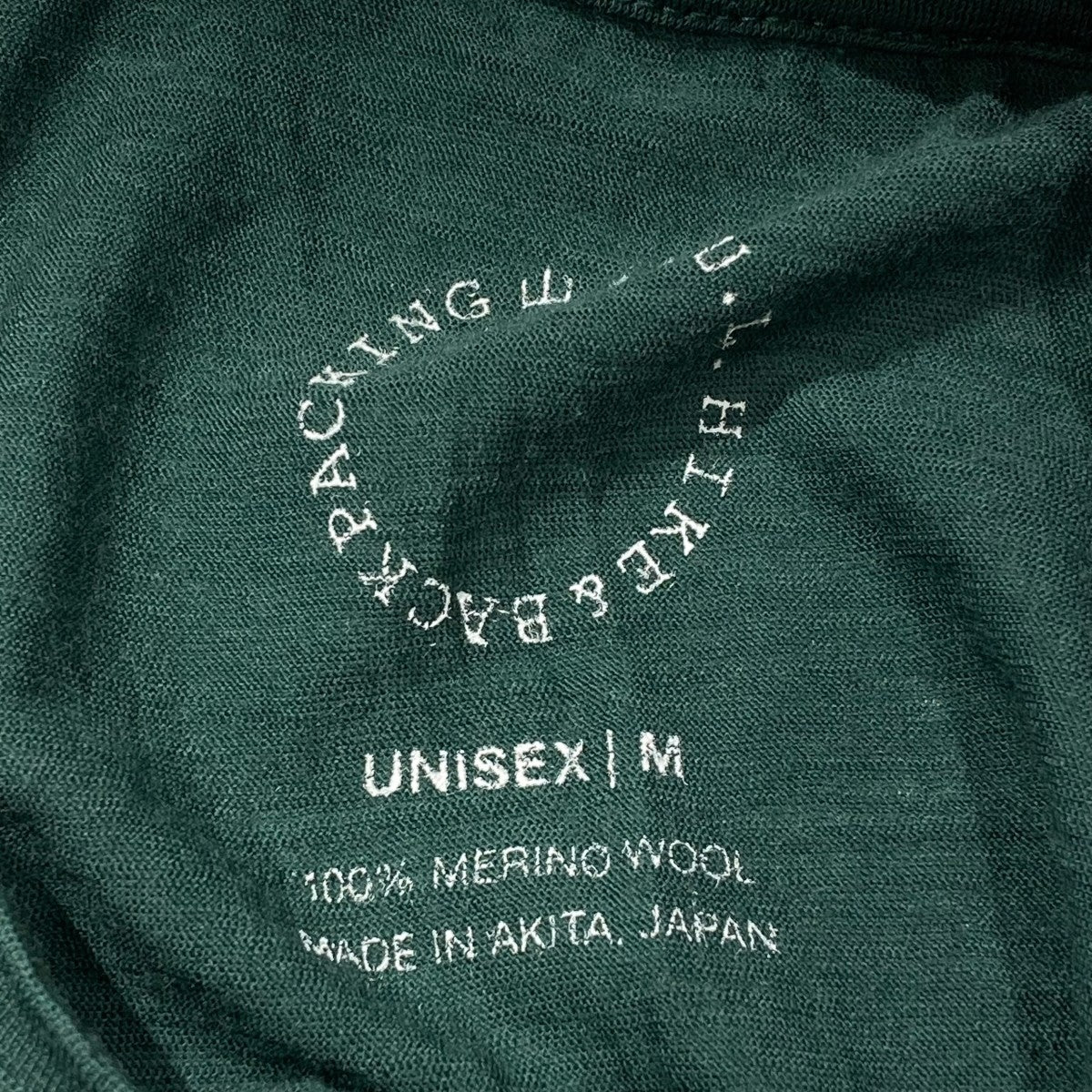 山と道 Merino Light Crew Neck Pocket Teeポケット半袖カットソー 古着・中古-5枚目のアイテム画像