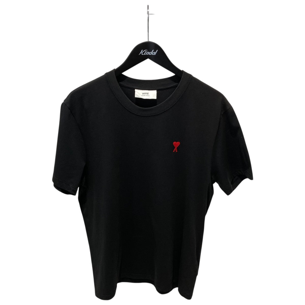 AMI Alexandre Mattiussi AMI De Coeur T-Shirt ハート刺繍半袖Tシャツ 古着・中古-1枚目のアイテム画像