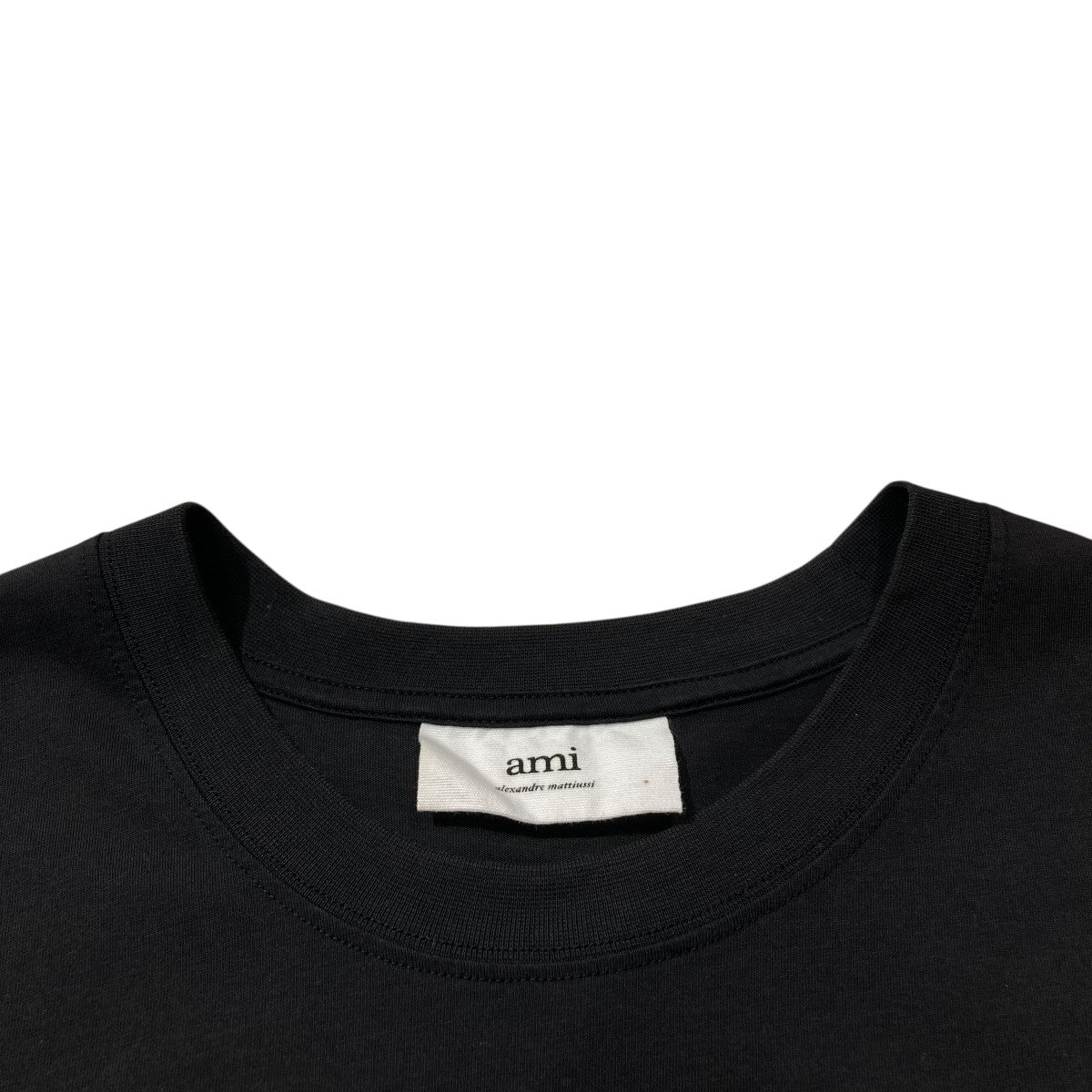 AMI Alexandre Mattiussi AMI De Coeur T-Shirt ハート刺繍半袖Tシャツ 古着・中古-6枚目のアイテム画像