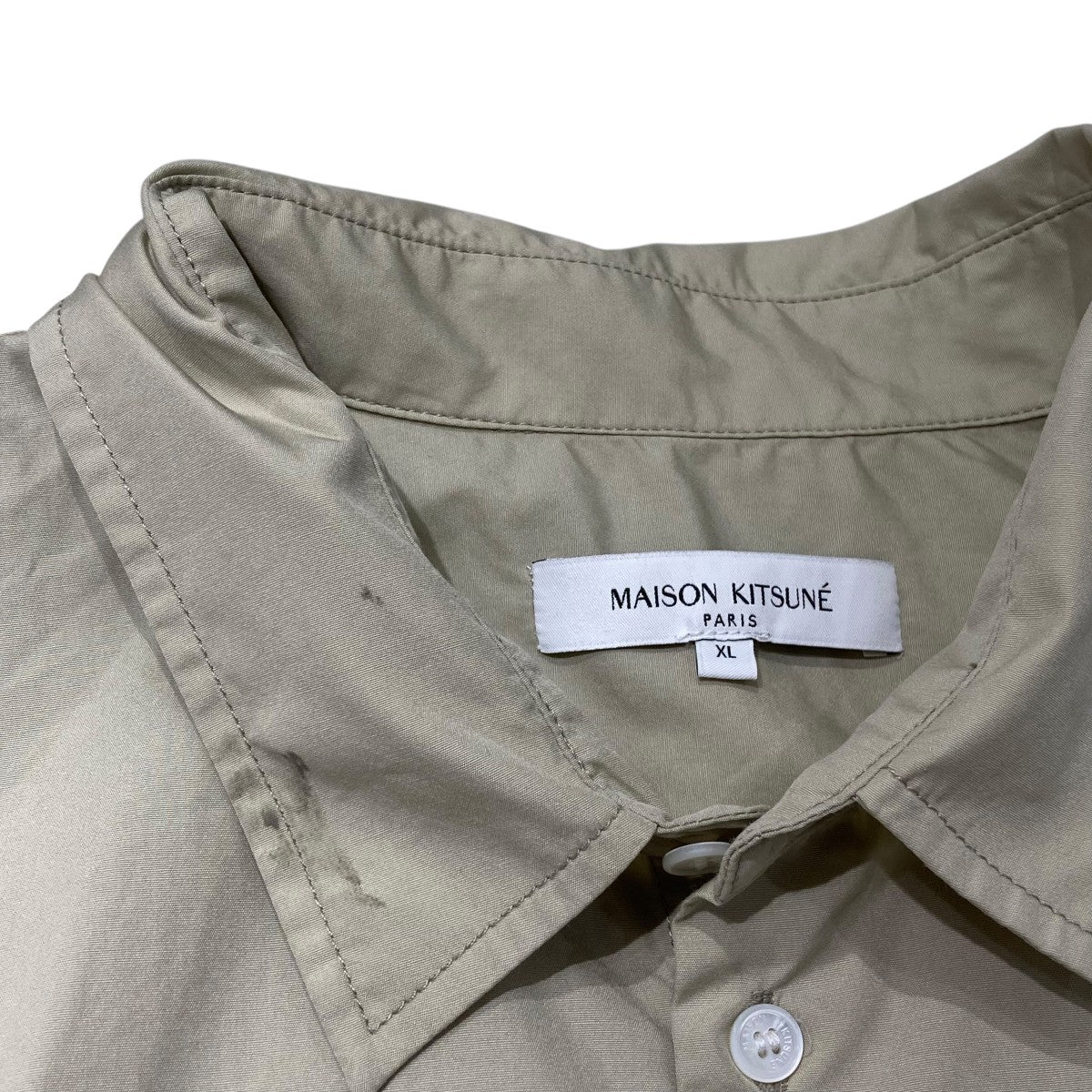 MAISON KITSUNE BOLD FOX HEAD RELAXED SHIRT長袖シャツ