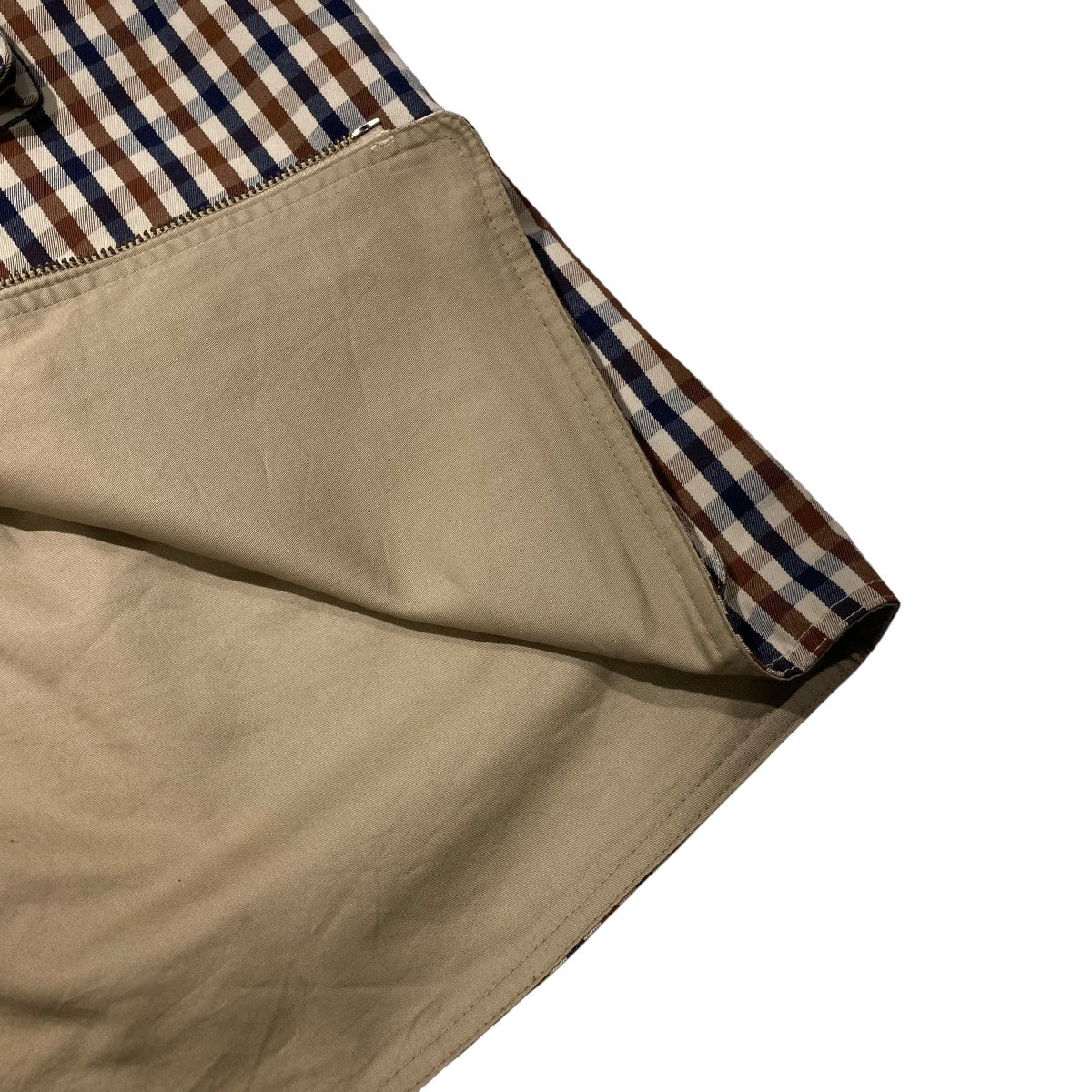 Supreme×Aquascutum 16AWWaterproof Utility Vestチェックベスト 古着・中古-5枚目のアイテム画像