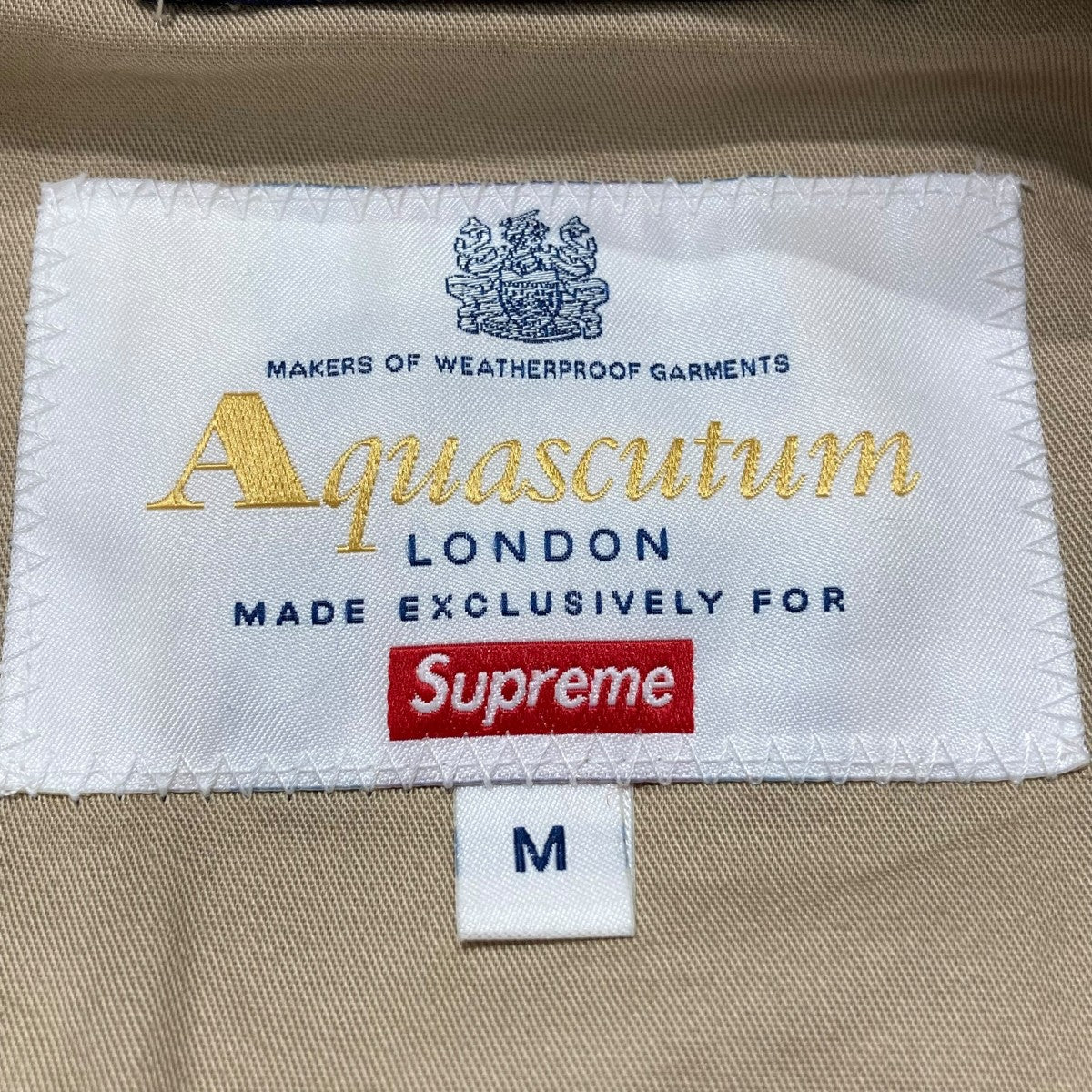 Supreme×Aquascutum 16AWWaterproof Utility Vestチェックベスト 古着・中古-6枚目のアイテム画像