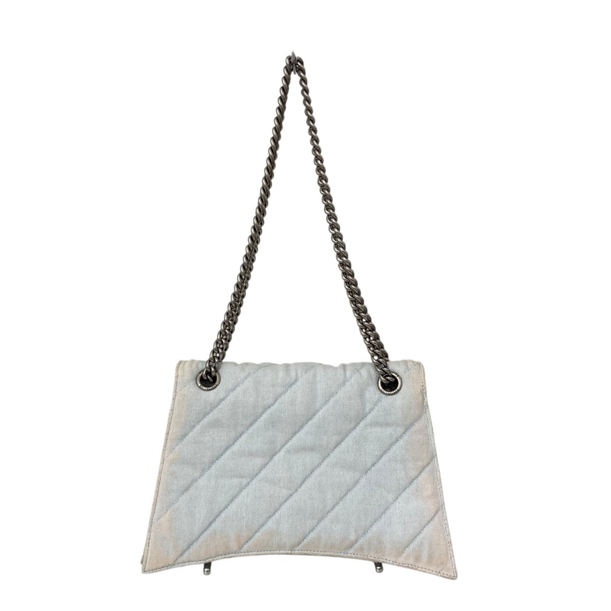 Crush Medium Chain Bag Quilted Denimチェーンショルダーバッグ