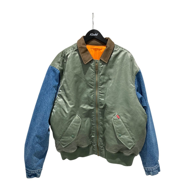 Supreme(シュプリーム) 23SSDenim Sleeve MA-1MA-1ジャケット オリーブ