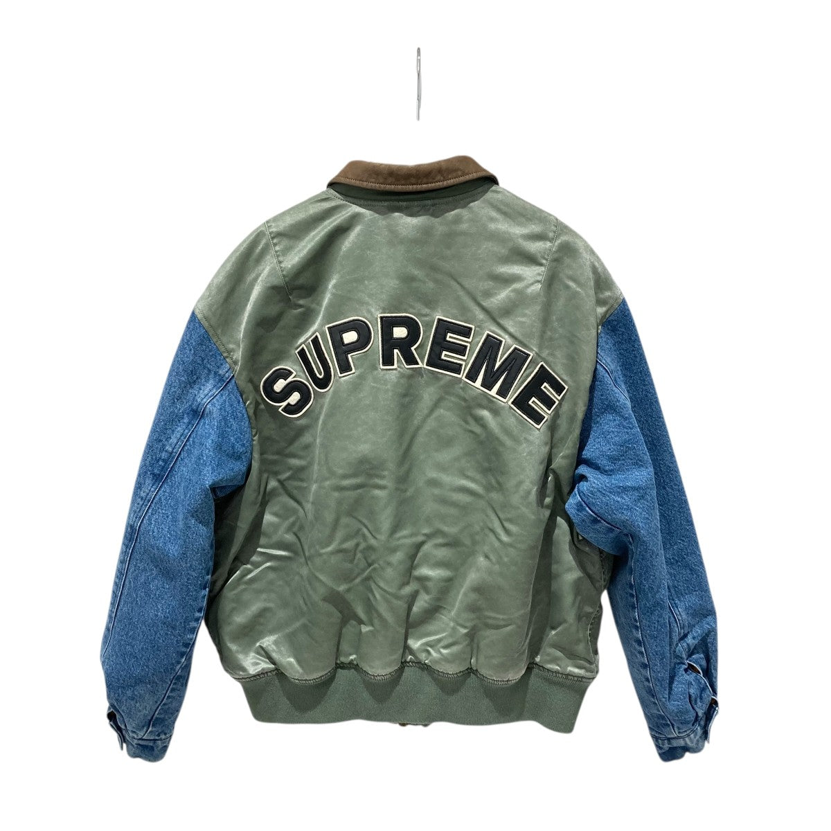 Supreme(シュプリーム) 23SSDenim Sleeve MA-1MA-1ジャケット オリーブ
