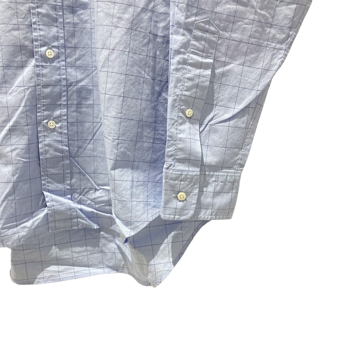 Graphpaper ThomasMason L S B．D Box Shirtチェックシャツ 古着・中古-4枚目のアイテム画像