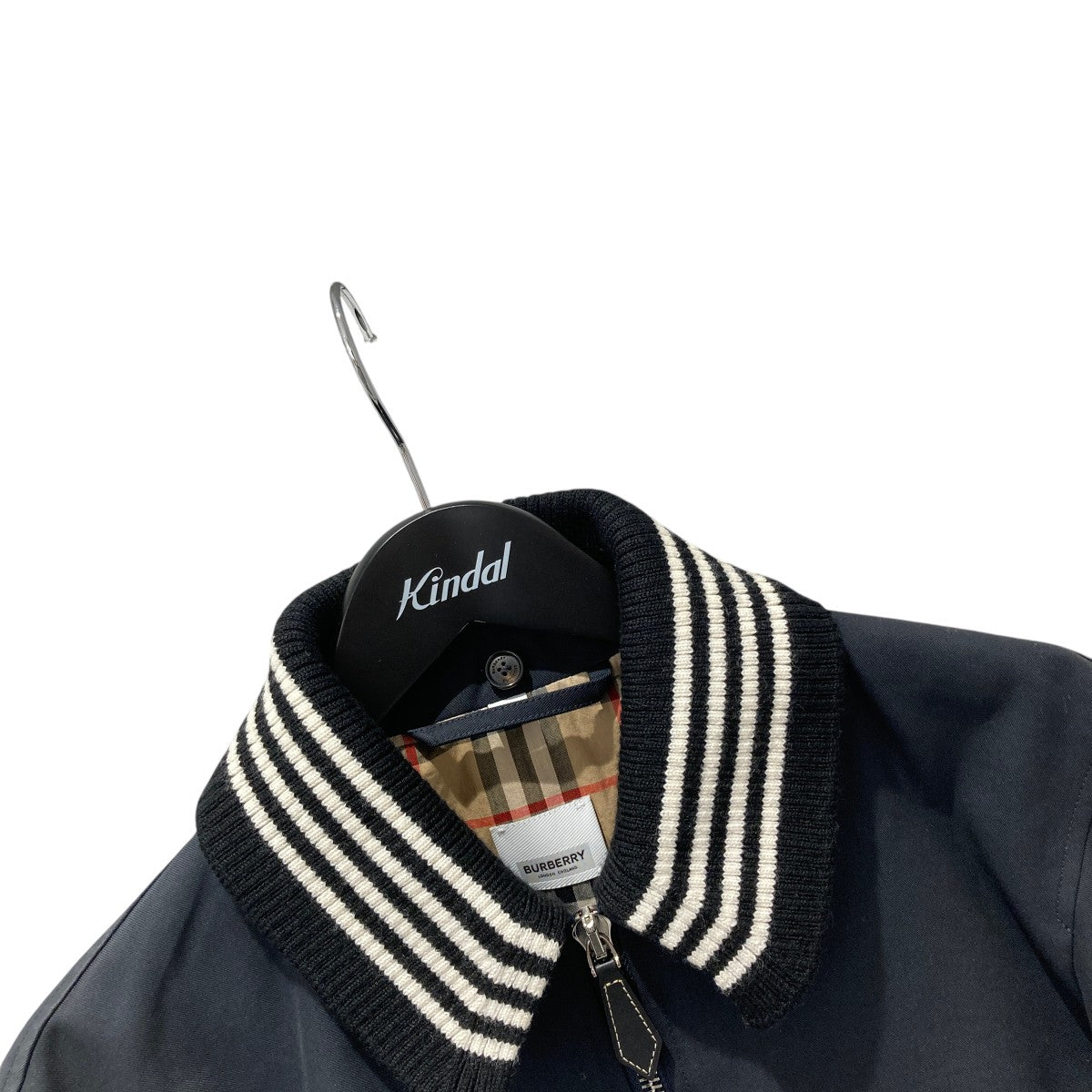 BURBERRY(バーバリー) リブジップブルゾン8024014 8024014 ブラック