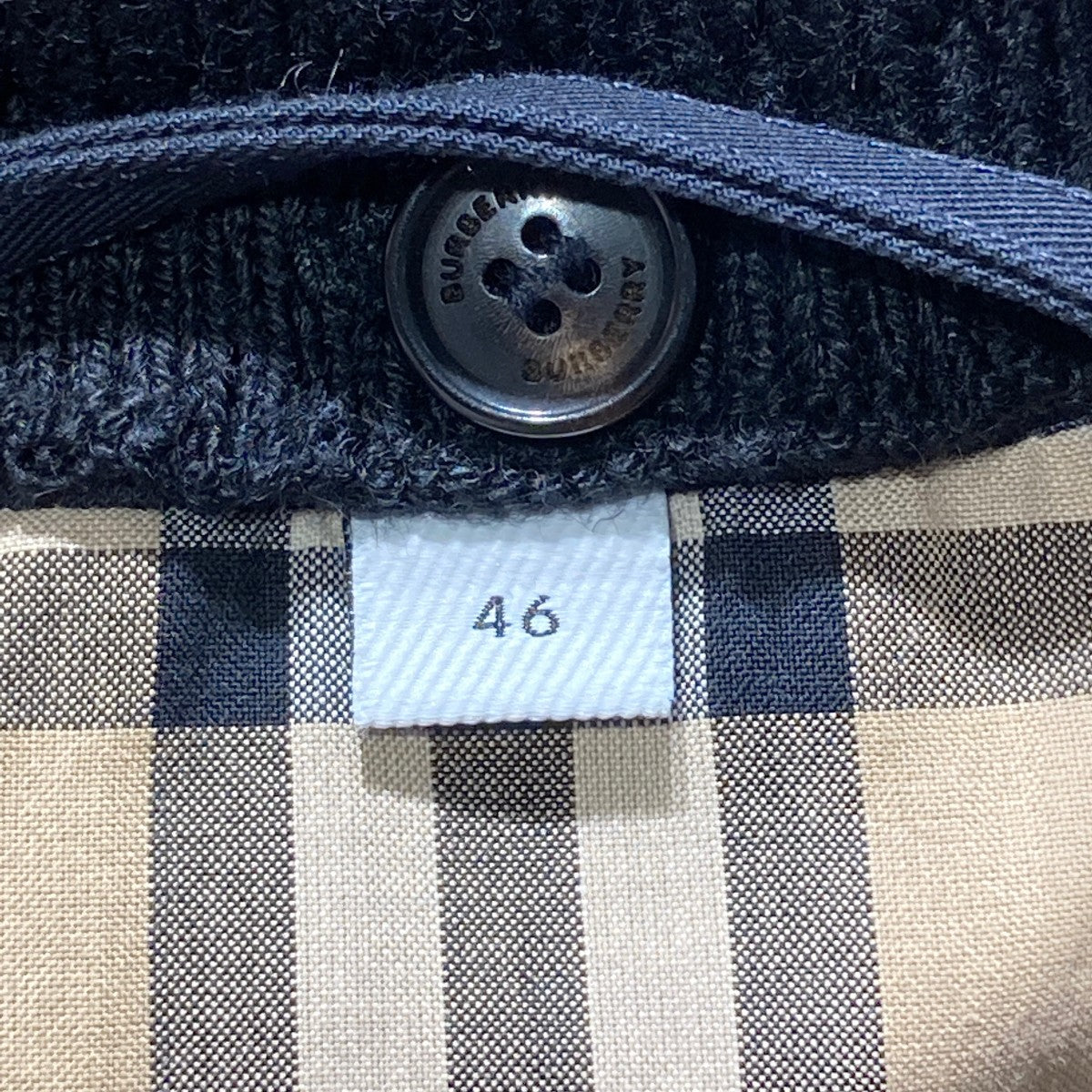 BURBERRY(バーバリー) リブジップブルゾン8024014 8024014 ブラック