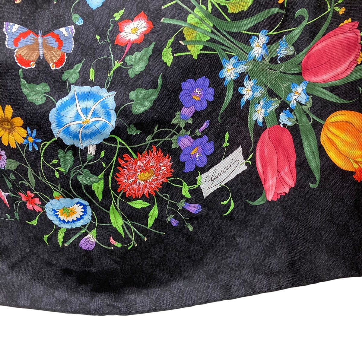 GUCCI(グッチ) スカーフ760711 760711 ブラック｜【公式】カインドオル