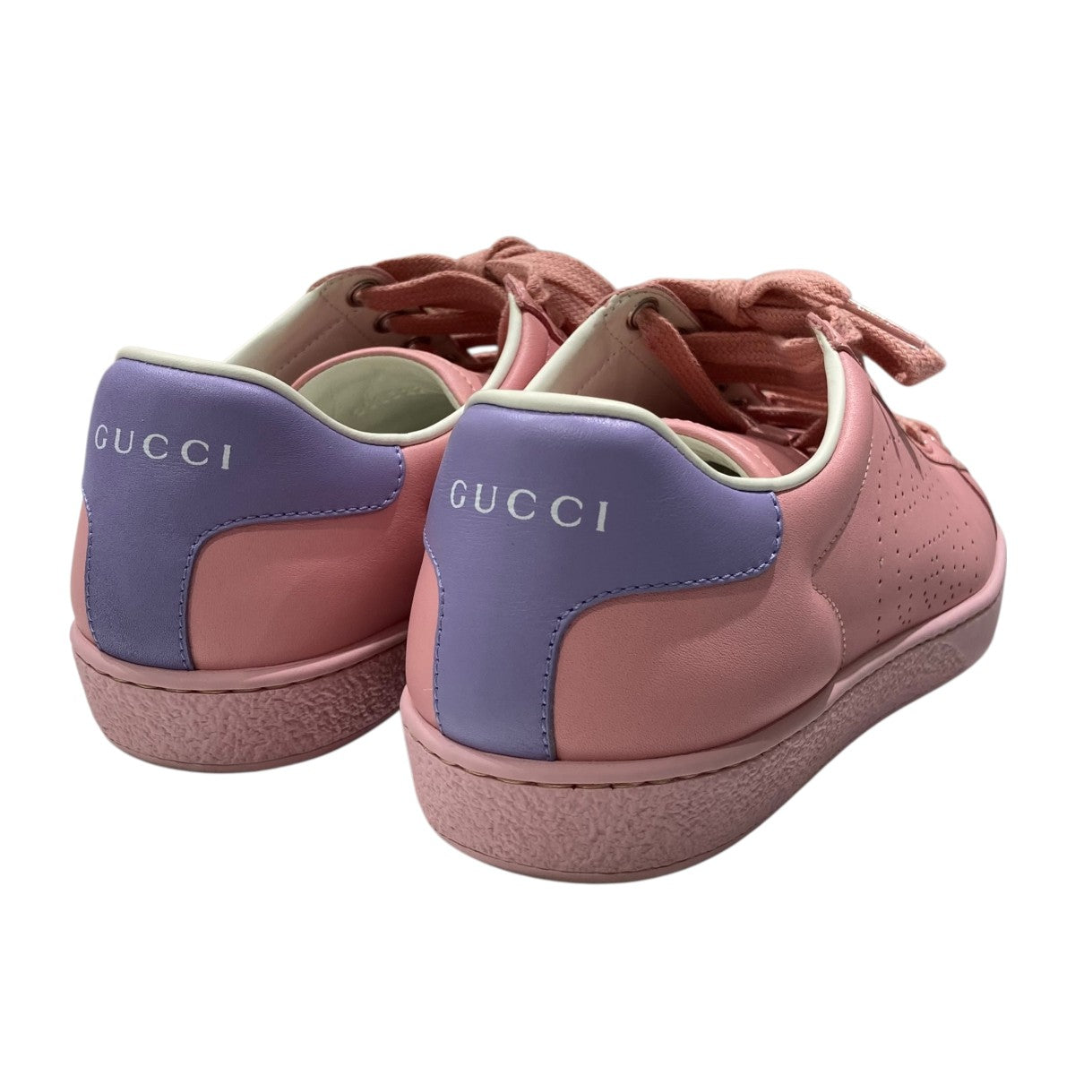 GUCCI(グッチ) Aceインターロッキングスニーカー598527 598527 ピンク