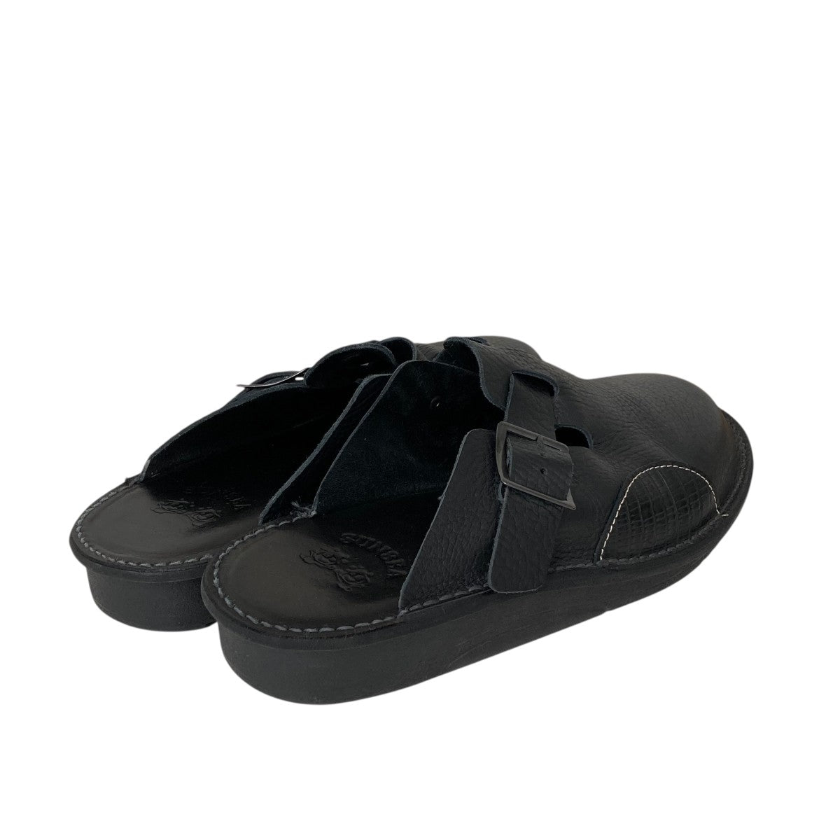 未使用品SUNSEA CAMPAGNE SANDALS Brown Black 未使用品SUNSEA CAMPAGNE SANDALS Brown Black