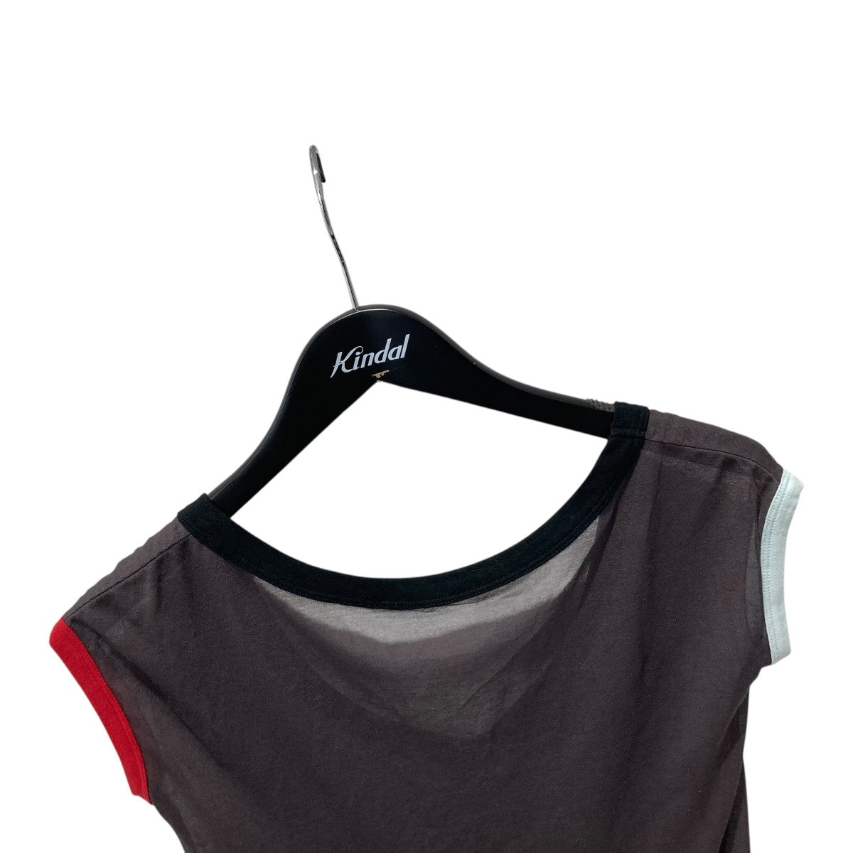 TanC TOKYO×6(ROKU) BEAUTY＆YOUTH MINI SLEEVE SHEER TEEシアーノースリーブカットソー 古着・中古-3枚目のアイテム画像