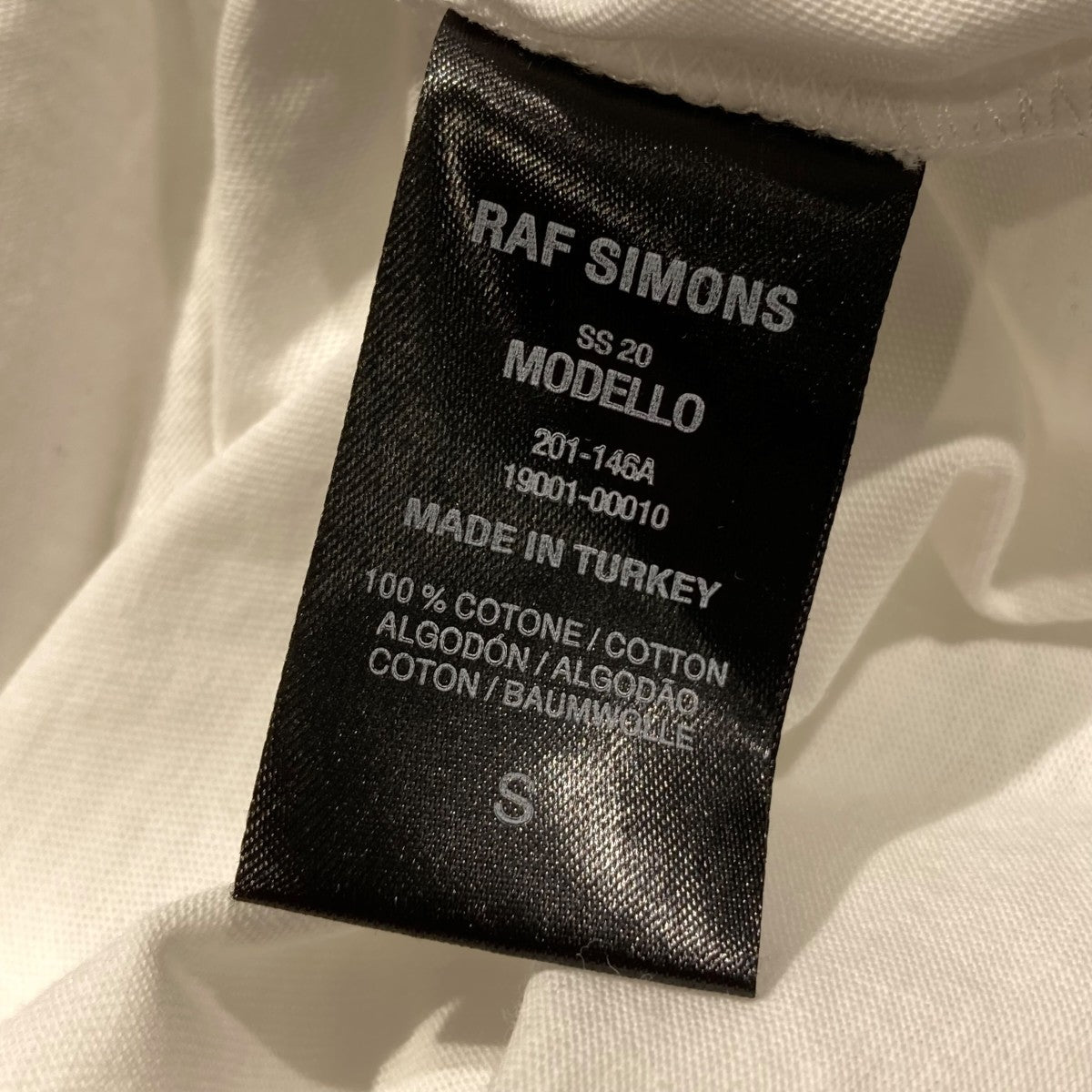 RAF SIMONS ノースリーブTシャツ201-146a 古着・中古-5枚目のアイテム画像