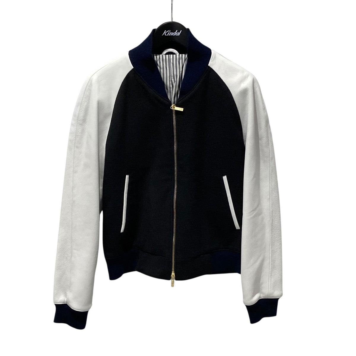 Thom Browne(トム・ブラウン) ウール×レザースタジャンMJU100AW4732