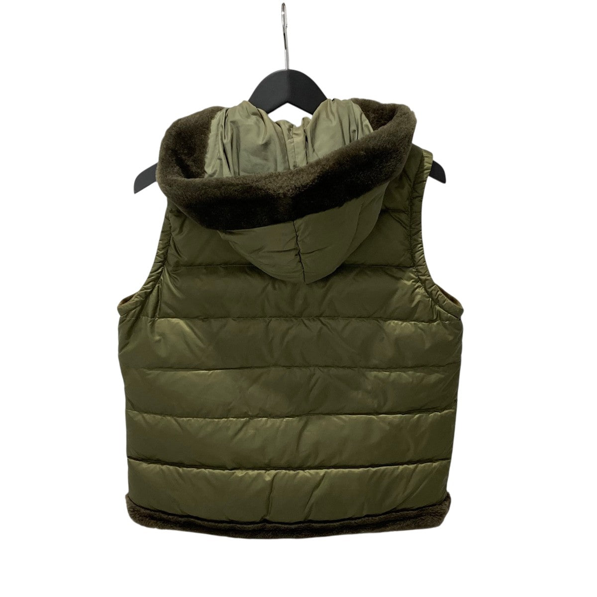 EMMETI(エンメティ) DANIEL ムートンベストダウンベスト グリーン