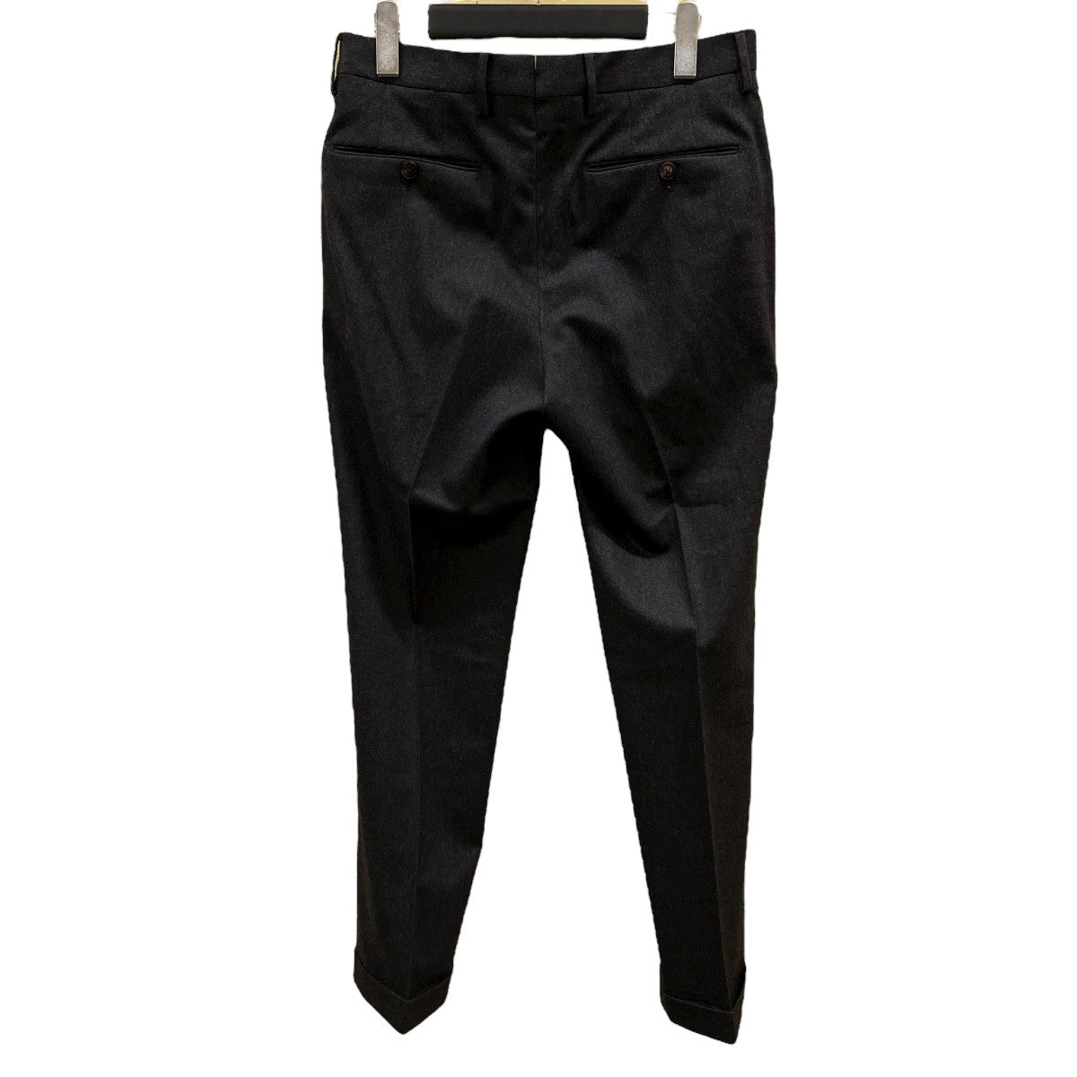 【極美品】PT Trino 1タック　ブラックスラックスGentlemanFit PT TORINO (ピーティートリノ)【サカゼン公式通販】