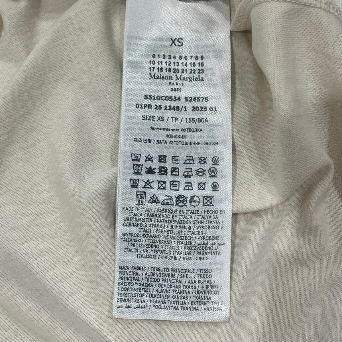 Maison Margiela 25SSスタンプロゴTTシャツS51GC0534 古着・中古-5枚目のアイテム画像